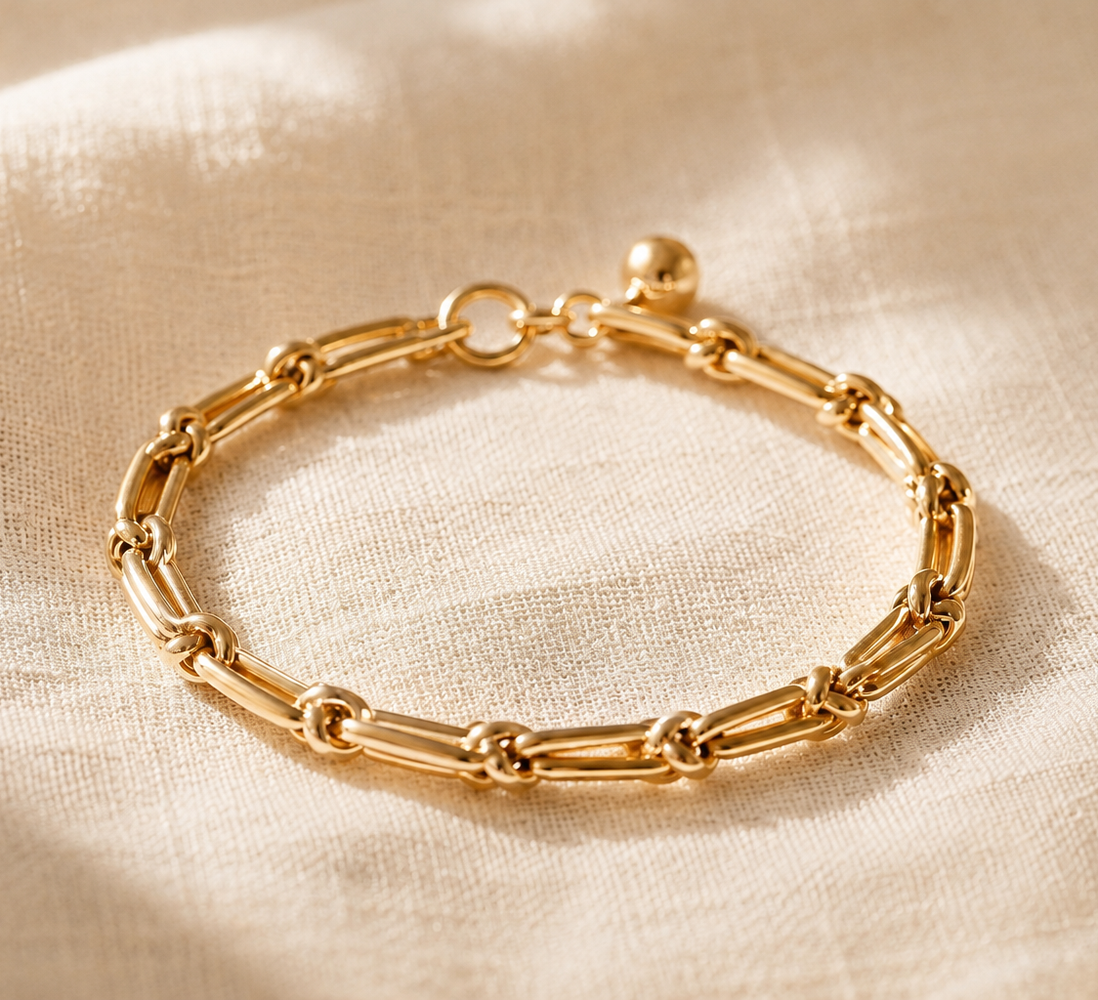 Linked Chain Bracelet — 18k Gold Vermeil